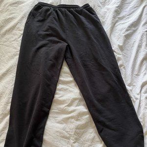 Hanes Black Drawstring Sweatpants